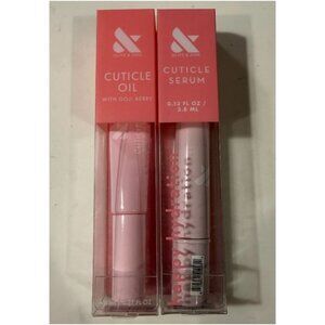 Olive & June Cuticle Oil & Serum Set With Goji Berry & Cactus Flower 0.13 Fl Oz